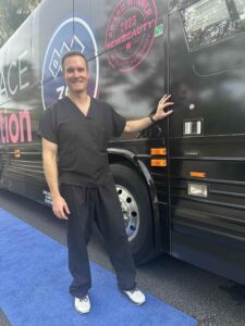 Dr Jared Guichard Emsculpt NEO bus tour